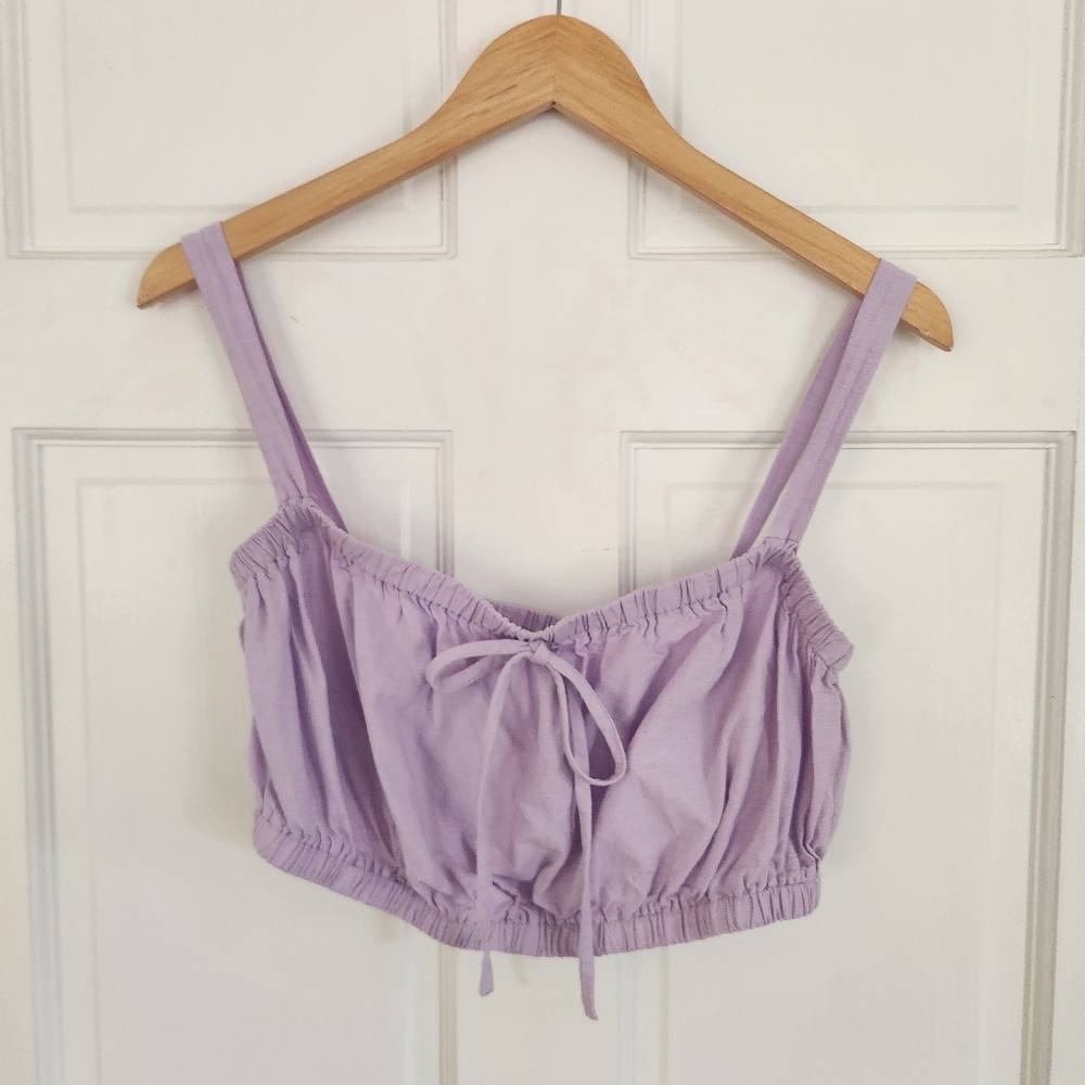 Sophie Rue Lavender Crop Top